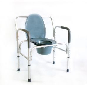 Кресло-туалет с регулировкой высоты Мега-Оптим HMP-7007L