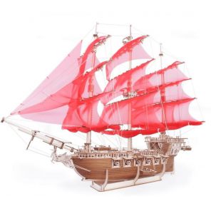 Сборная деревянная модель Lemmo Корабль Пегас (01-40)