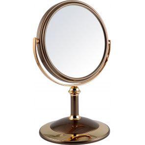 Зеркало косметическое Weisen B6"8021 BRZ/G Bronze&Gold